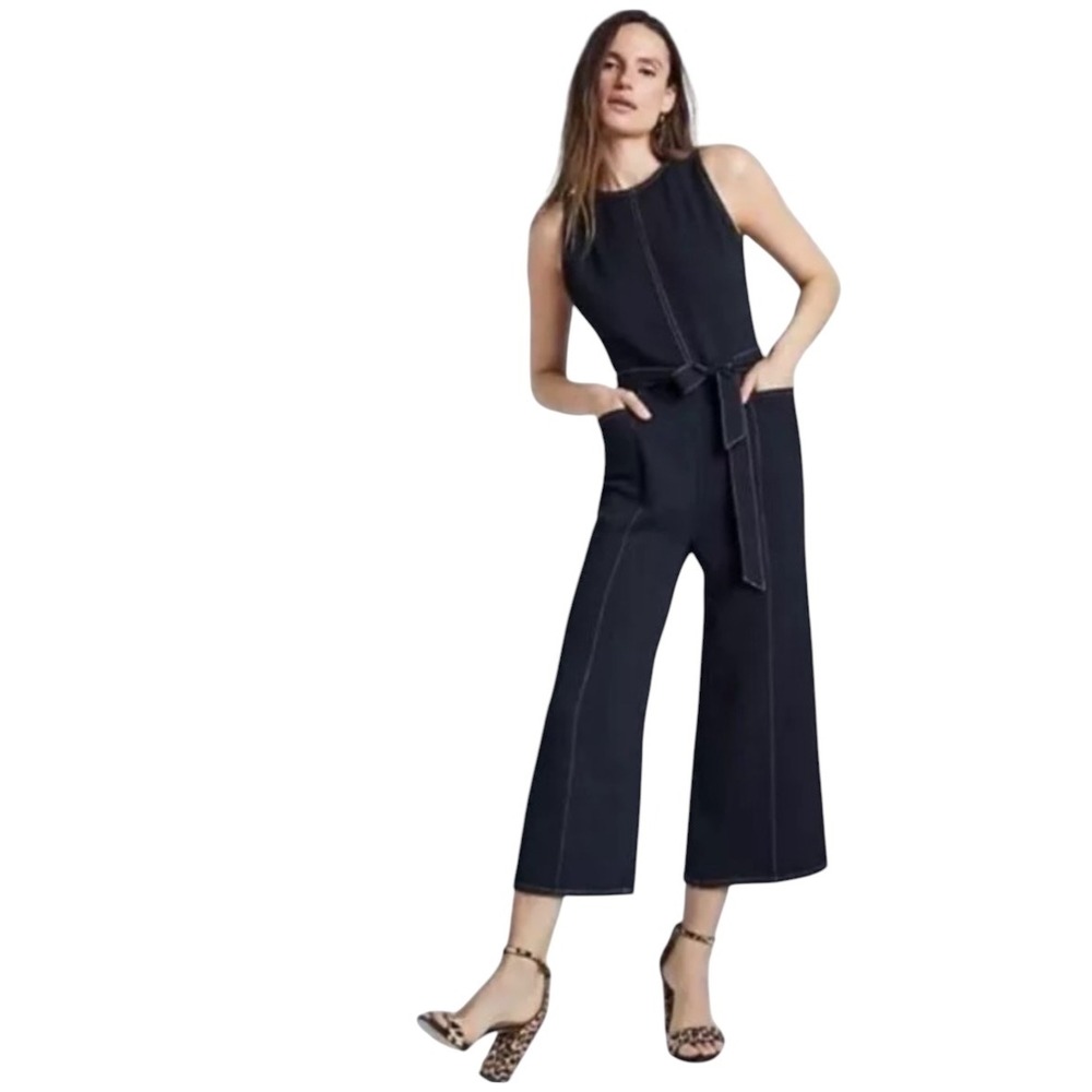 Anthropologie‎ Greylin Isa Wide Leg crepe jumpsuit. Women's XS